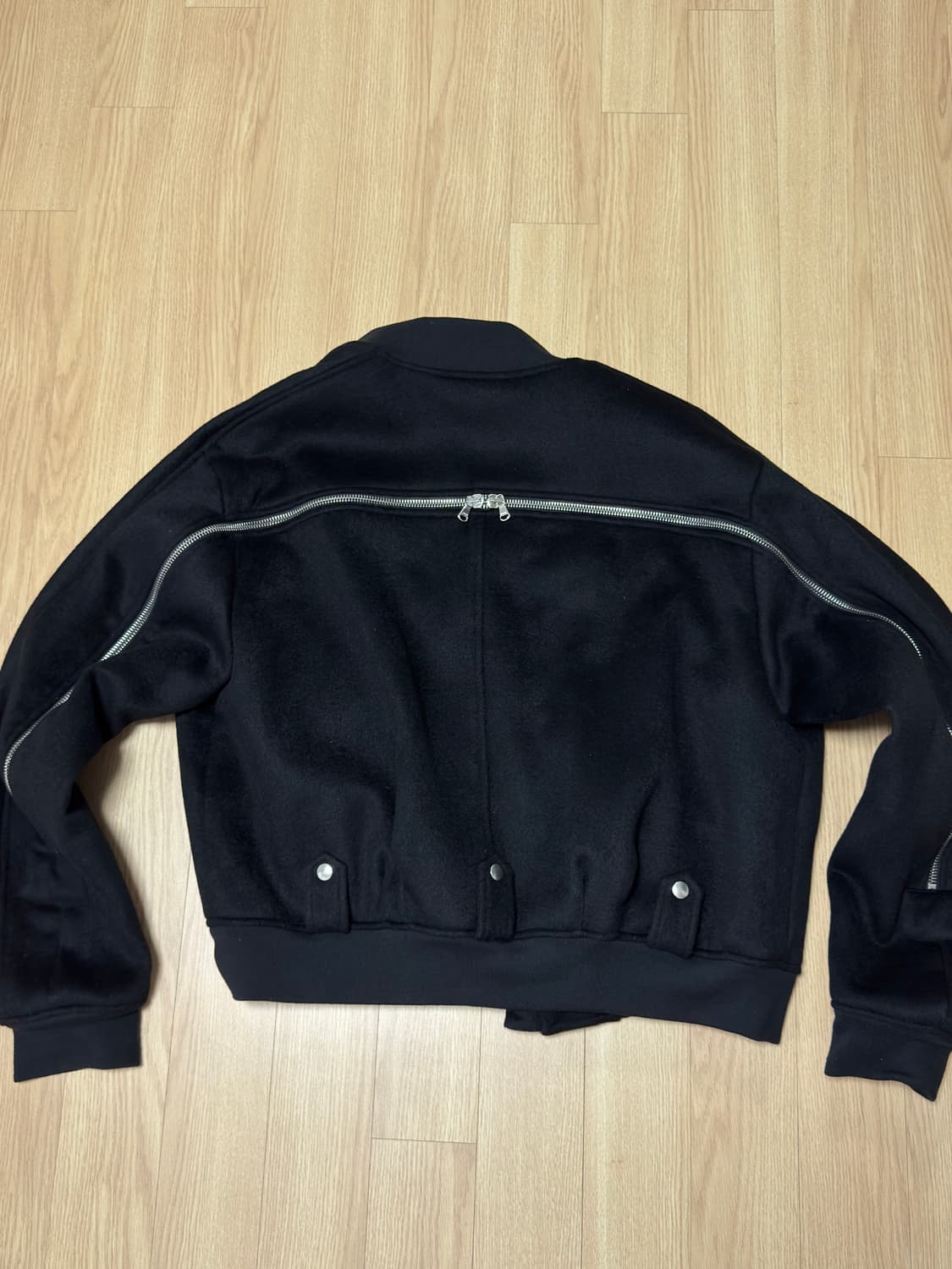 그레일즈 백지퍼 캐시미어 봄버 3사이즈 상품이미지2