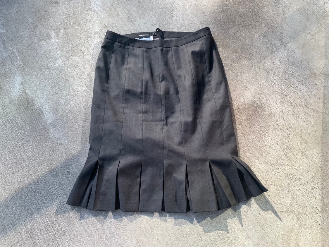 GIORGIO ARMANI Pleats Slit Skirt 상품이미지4