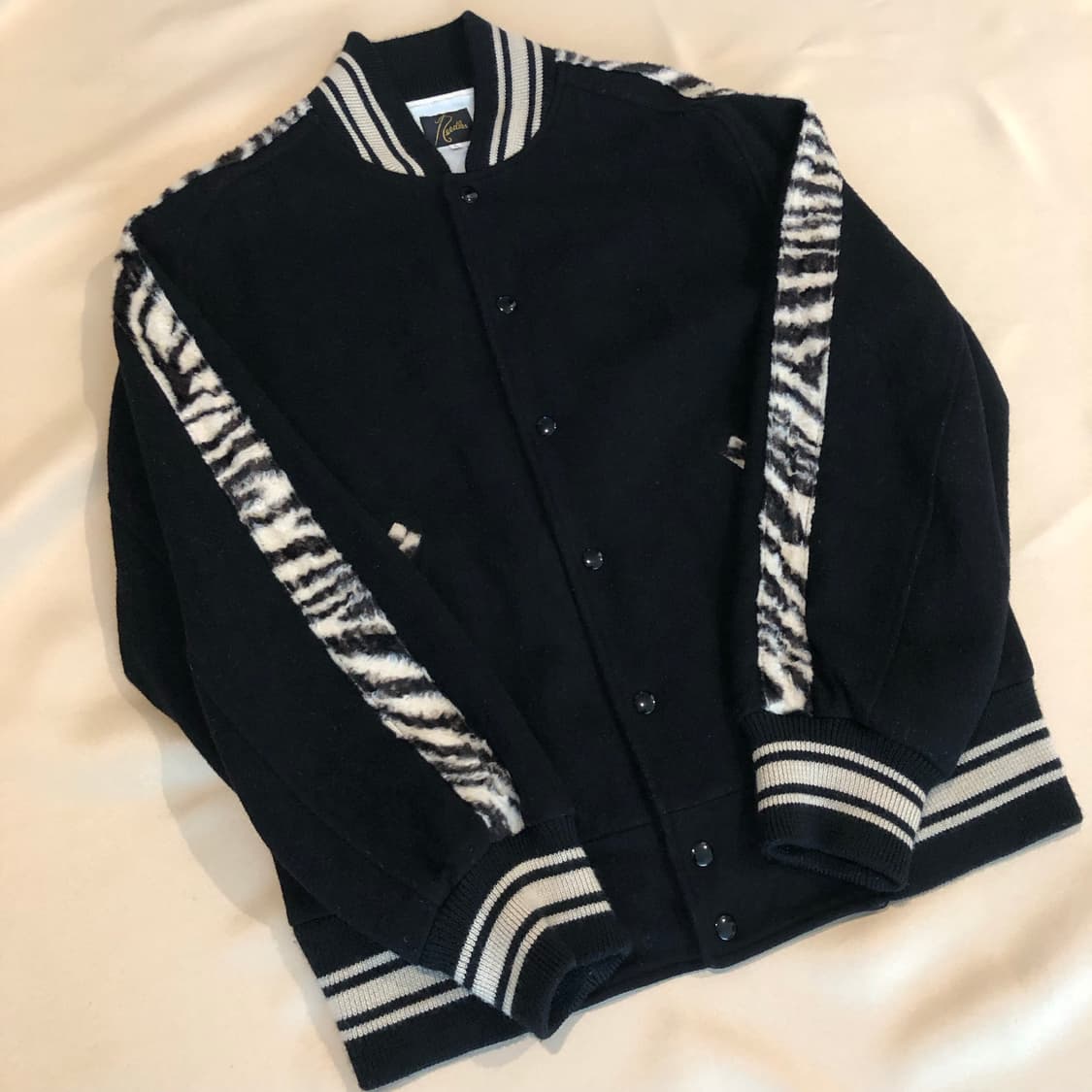 니들스 레오파드 바시티 자켓 상품이미지1