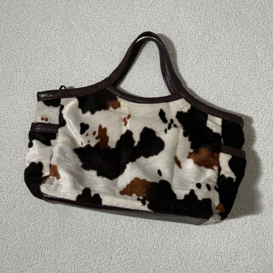 빈티지 갸루 y2k 카우 패턴 숄더백 상품이미지1