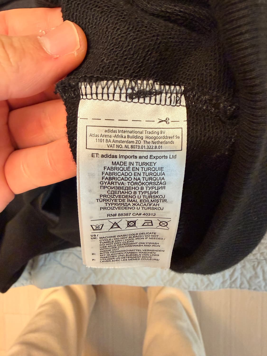 아디다스x알렉산더왕 맨투맨 상품이미지3