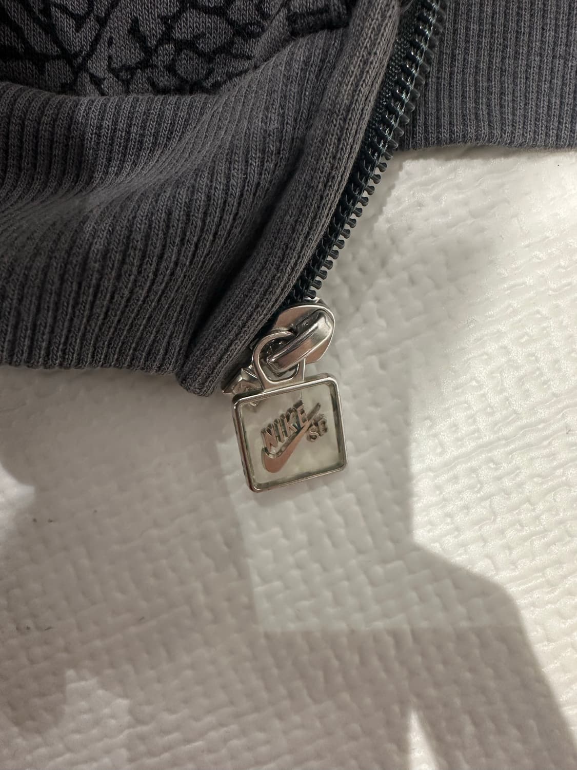 나이키 코끼리(시멘트) 패턴 후드집업 XL 사이즈 상품이미지3