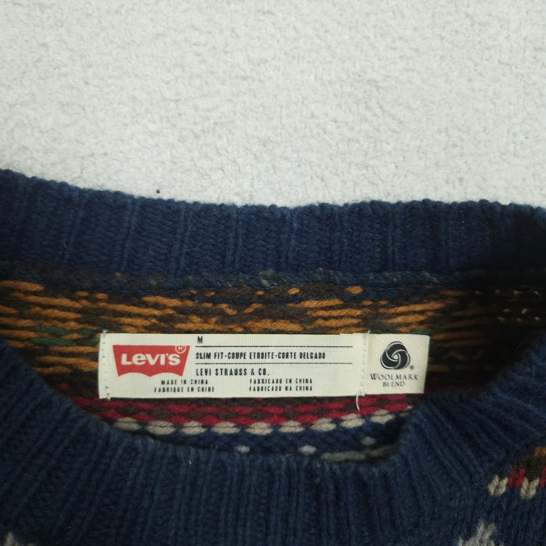 리바이스 노르딕 페어아일 니트 m 상품이미지4