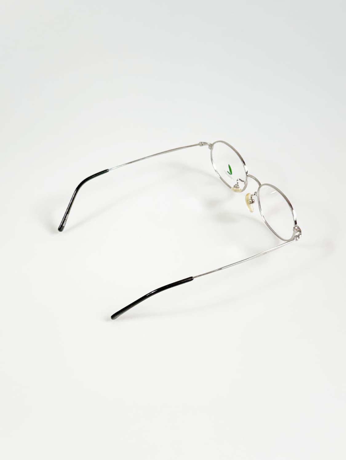 90s DJP 실버 메탈 슬림 오벌 프레임 빈티지 안경 상품이미지4