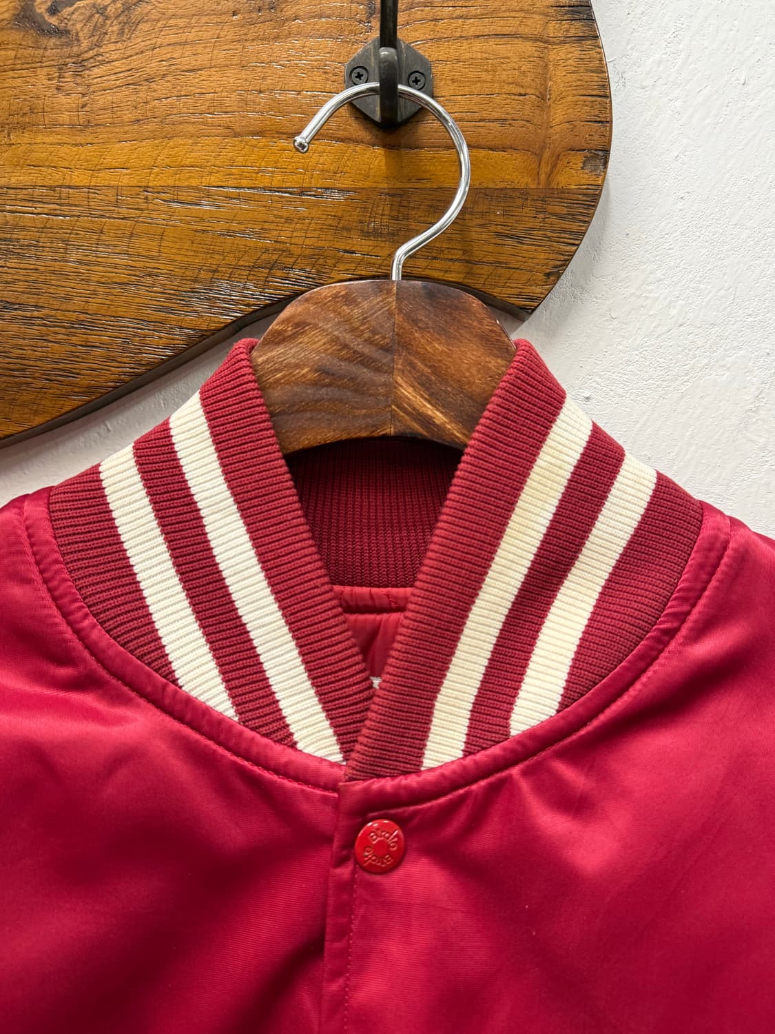 XL) 90s USA BIRDIE Vintage Nylon Varsity 상품이미지3