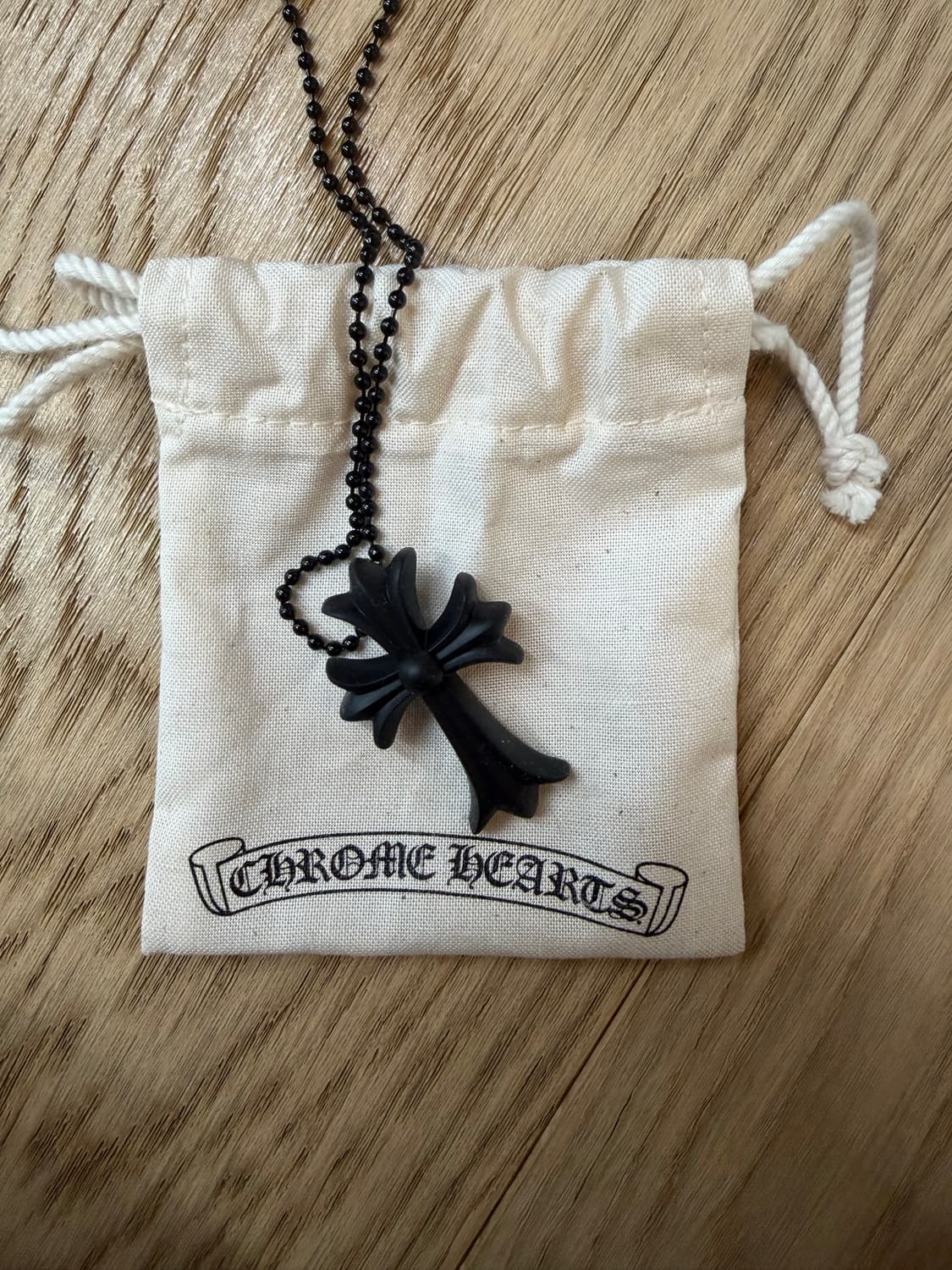 크롬하츠 실리크롬 블랙 펜던트 새상품 상품이미지1