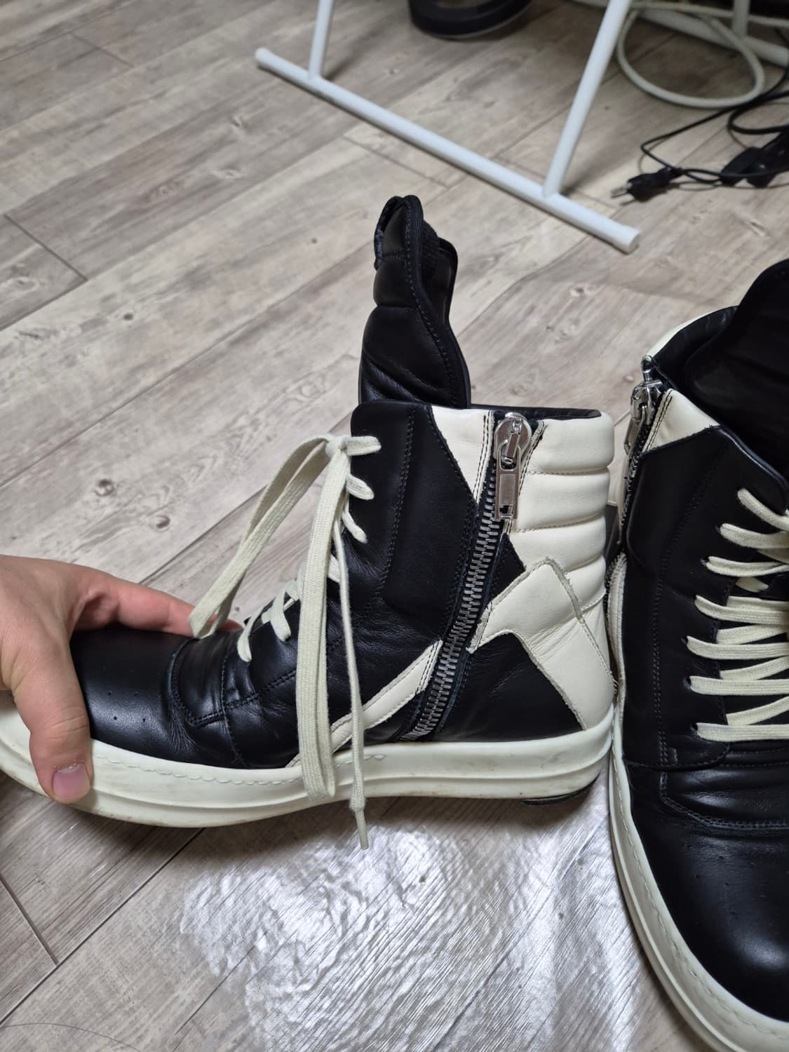 릭오웬스 지오바스켓 25fw 하이 팝니다 상품이미지6