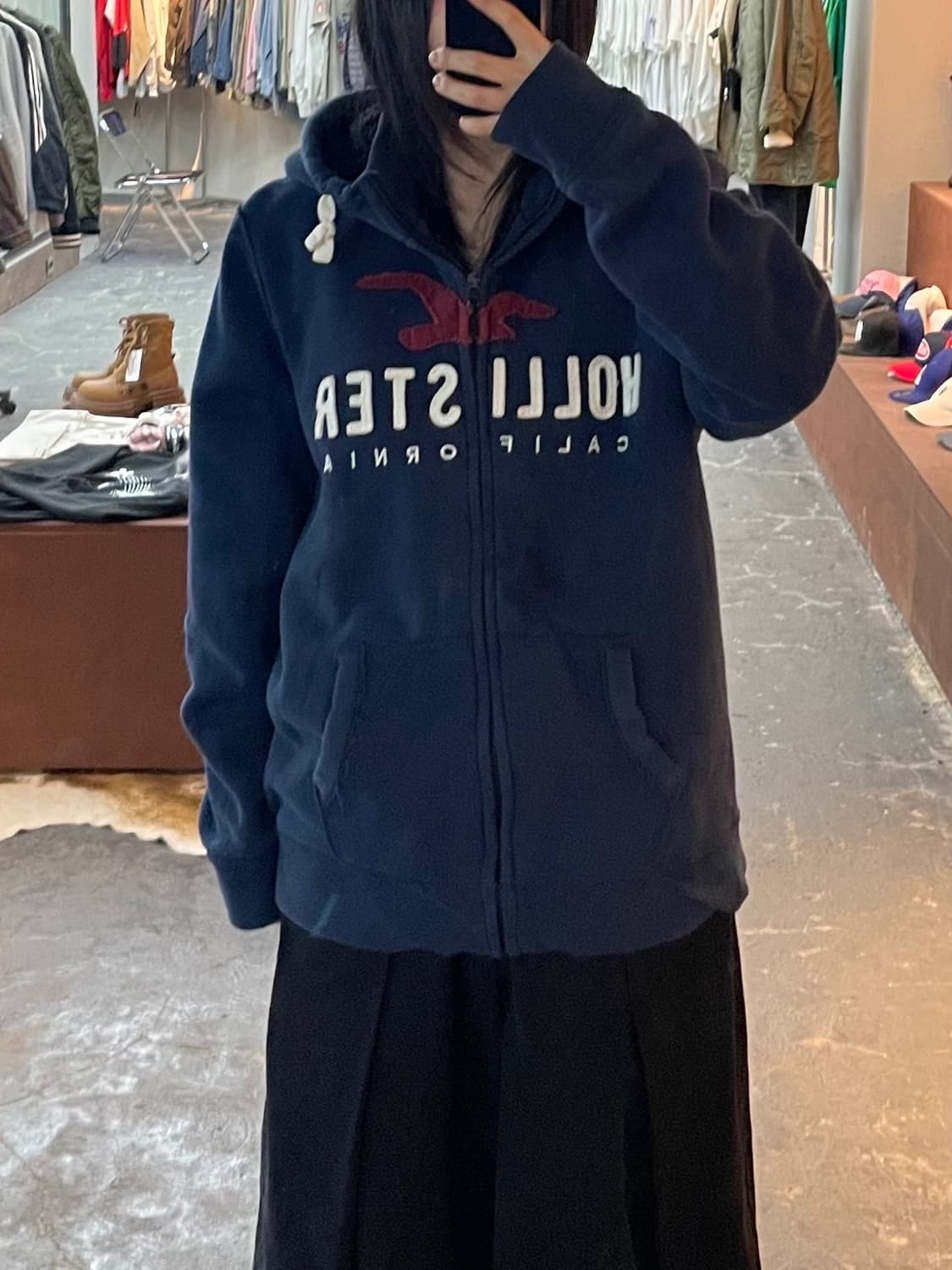 홀리스터 캘리포니아 네이비 후드집업 H1659 상품이미지1