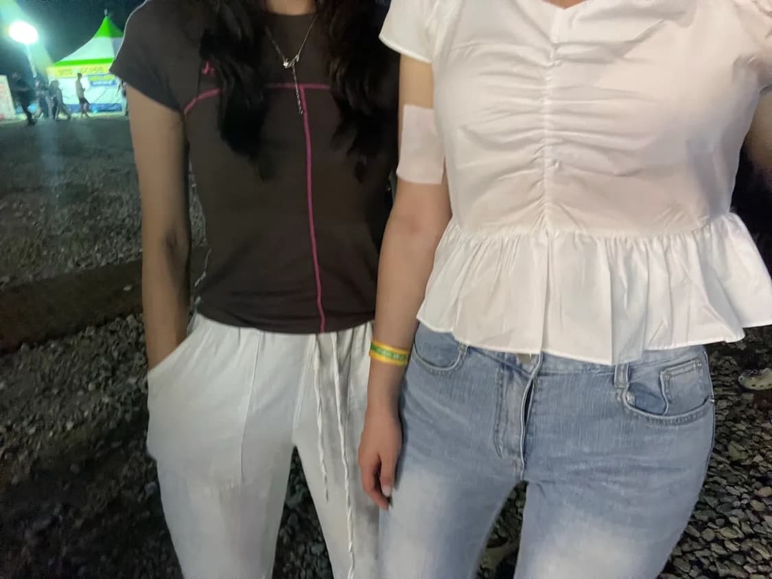 29cm한정 스컬프터 콘트라스트 스티치 티 브라운 상품이미지8