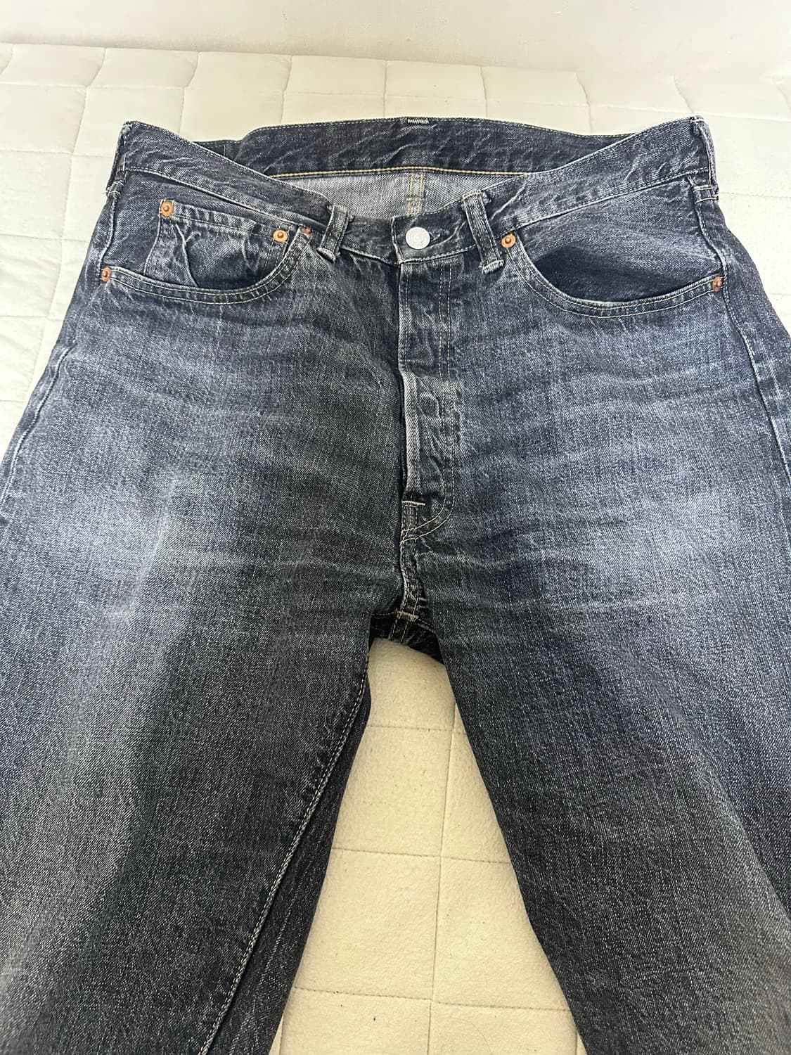 웨어하우스 Lot 2ND-HAND 1101 블랙 32LENGTH 상품이미지3