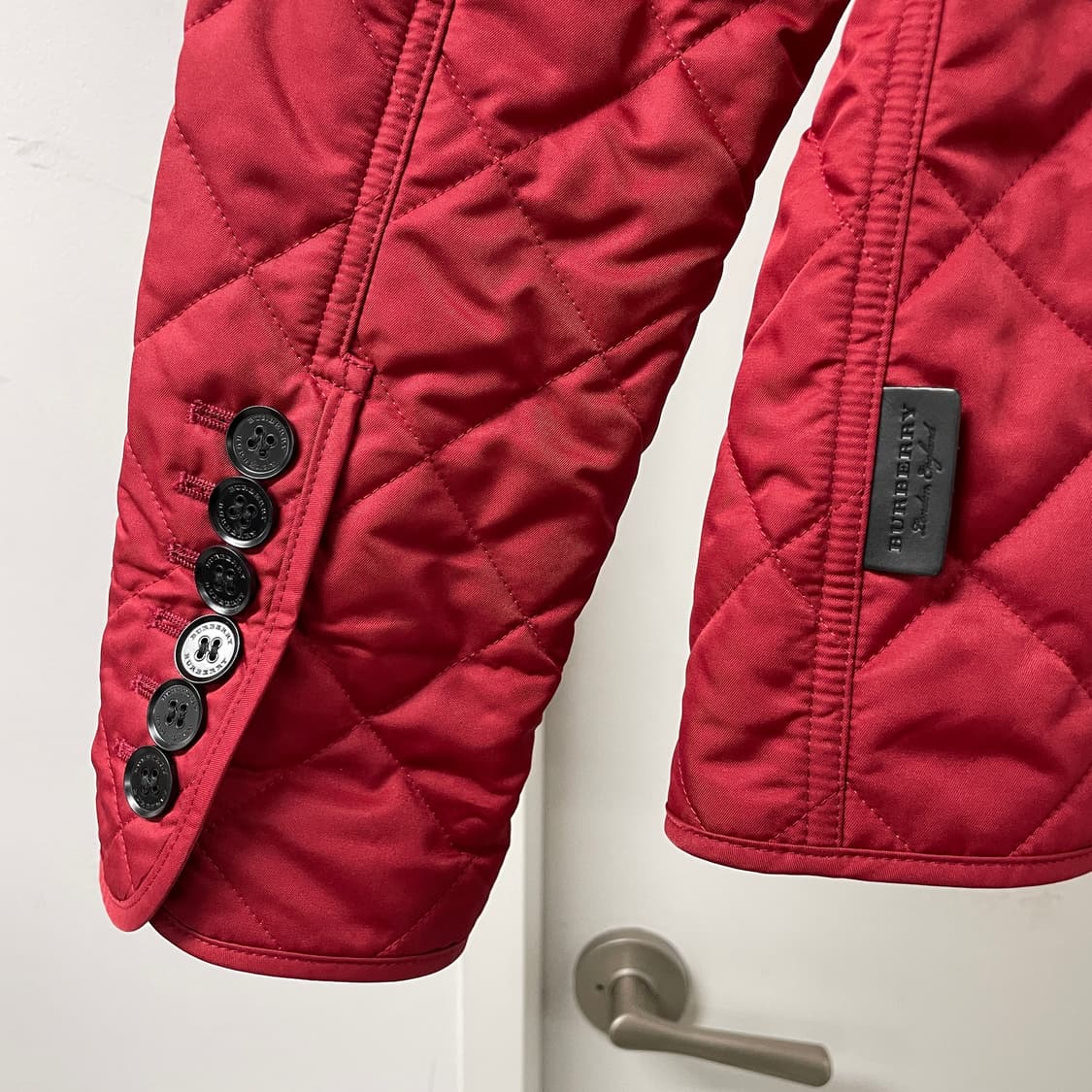 버버리 퀄팅 자켓 레드 M(W) 상품이미지7