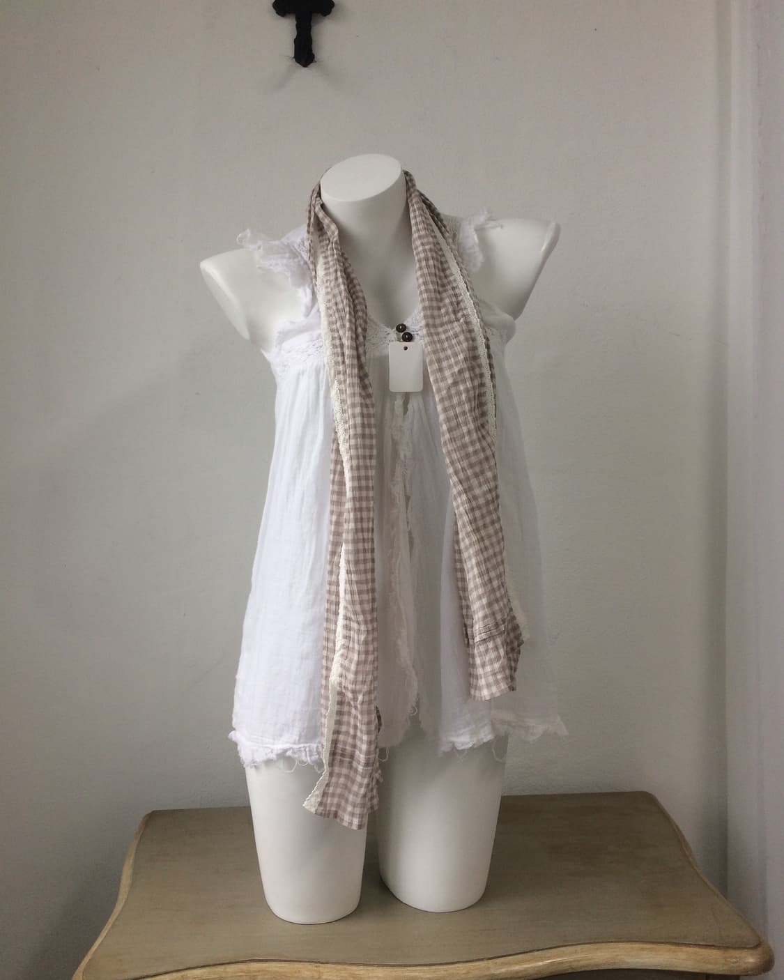 check pattern scarf 상품이미지2