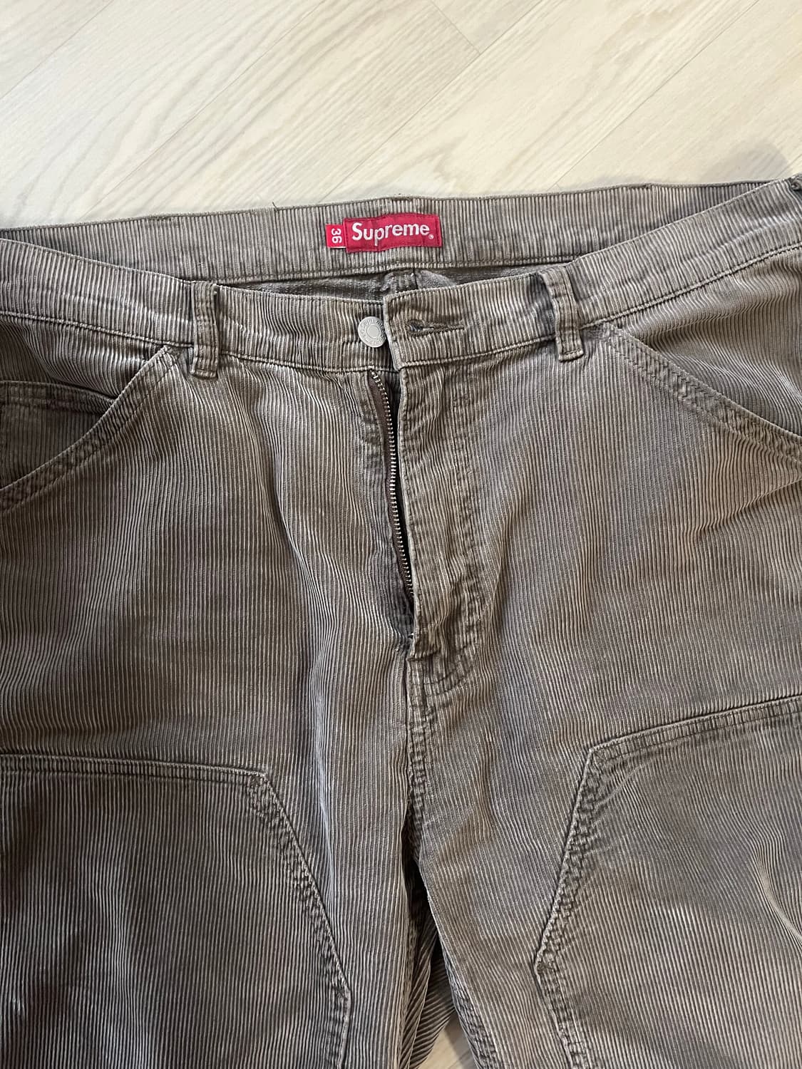 Supreme 슈프림 더블니 코듀로이 팬츠 브라운 상품이미지2