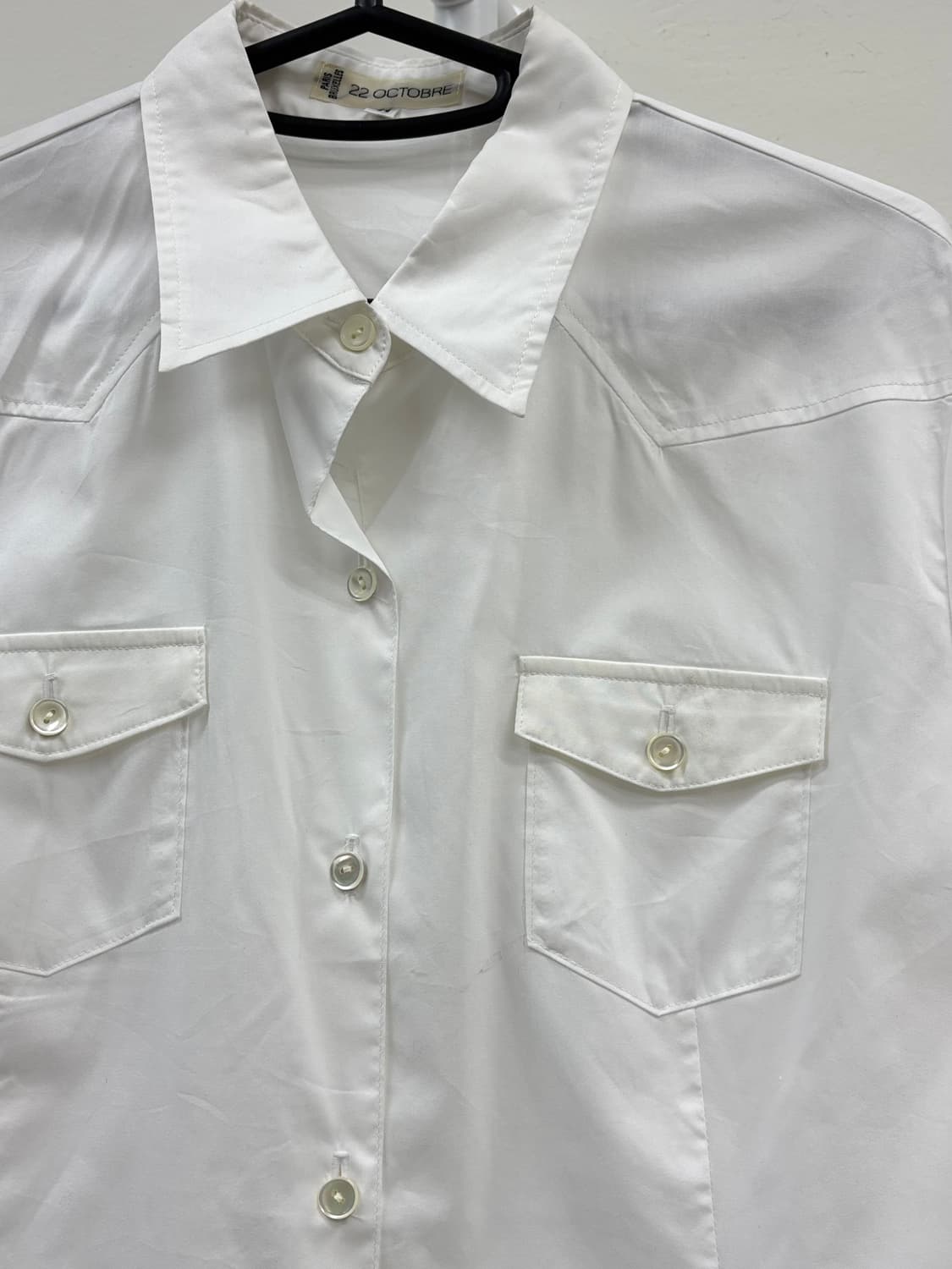 빈티지 화이트 웨스턴 셔츠 상품이미지5