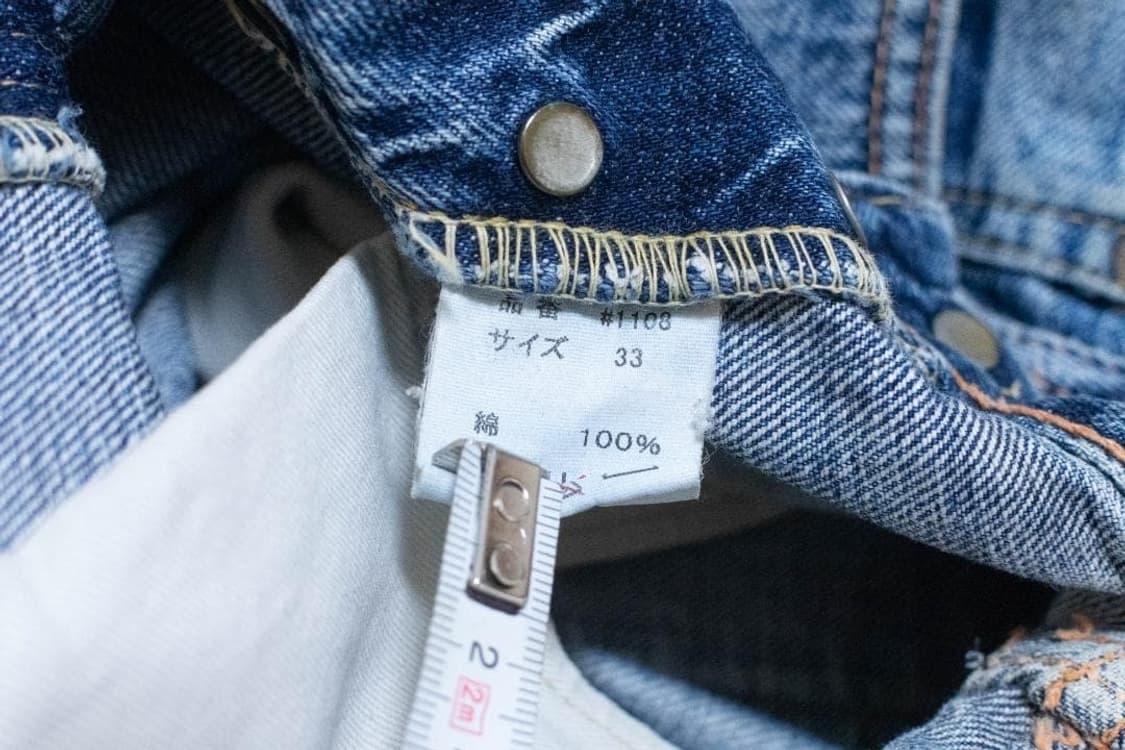 풀카운트 lot.1108 워시드 데님 w33 상품이미지6