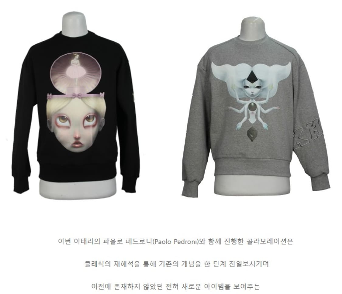 Juun.J 준지 파올로 페드로니 맨투맨 상품이미지10