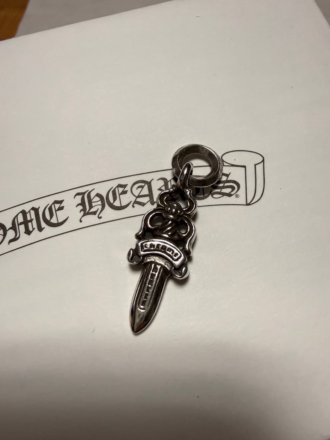 크롬하츠 5 대거 펜던트 실버 참 매장판 상품이미지2