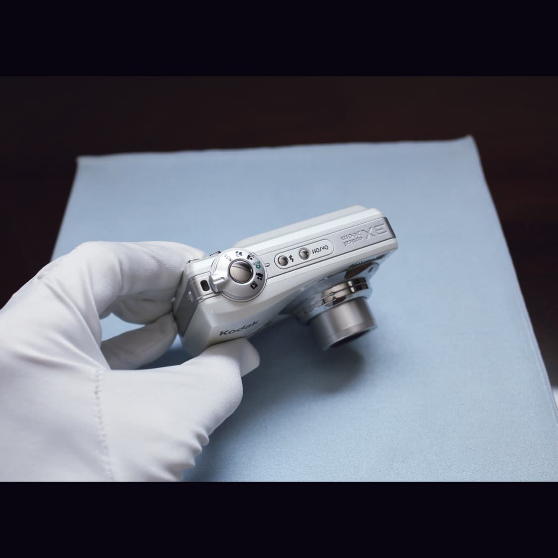 레어<준 민트급><카리나>코닥 C713 펄 화이트 빈티지 디카 상품이미지3