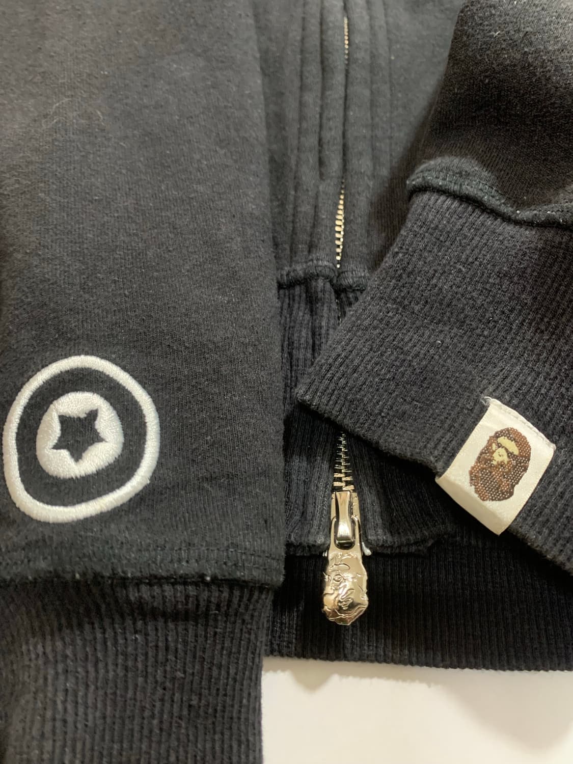 BAPE 샤크 후드집업 XL 블랙 상품이미지2