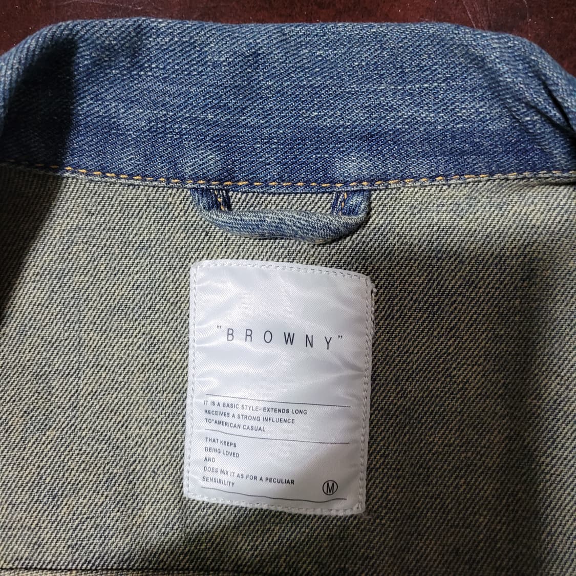 BROWNY 데님 스트릿 청자켓 M 사이즈 상품이미지7