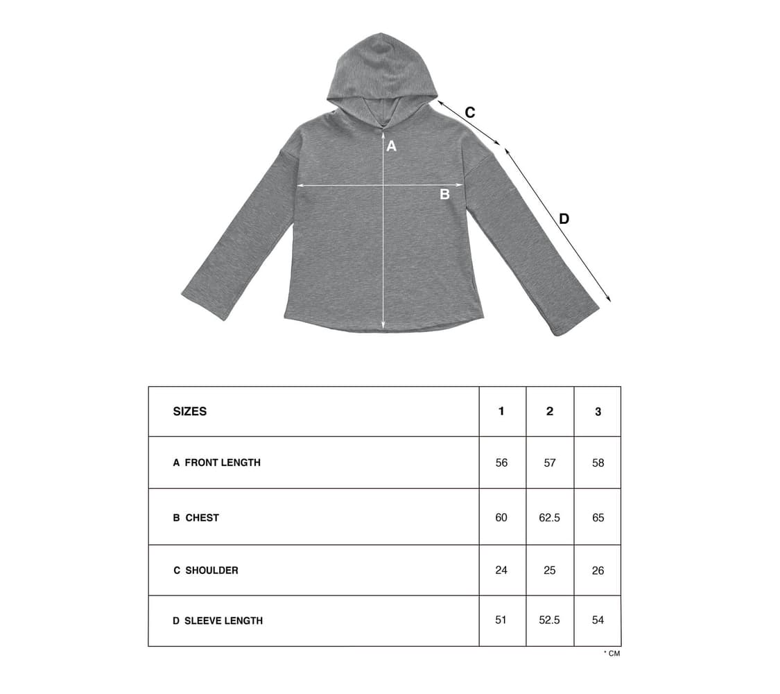 jichoiCOMFORT 23-006 WAFFLE HOODIE 지초이 상품이미지7