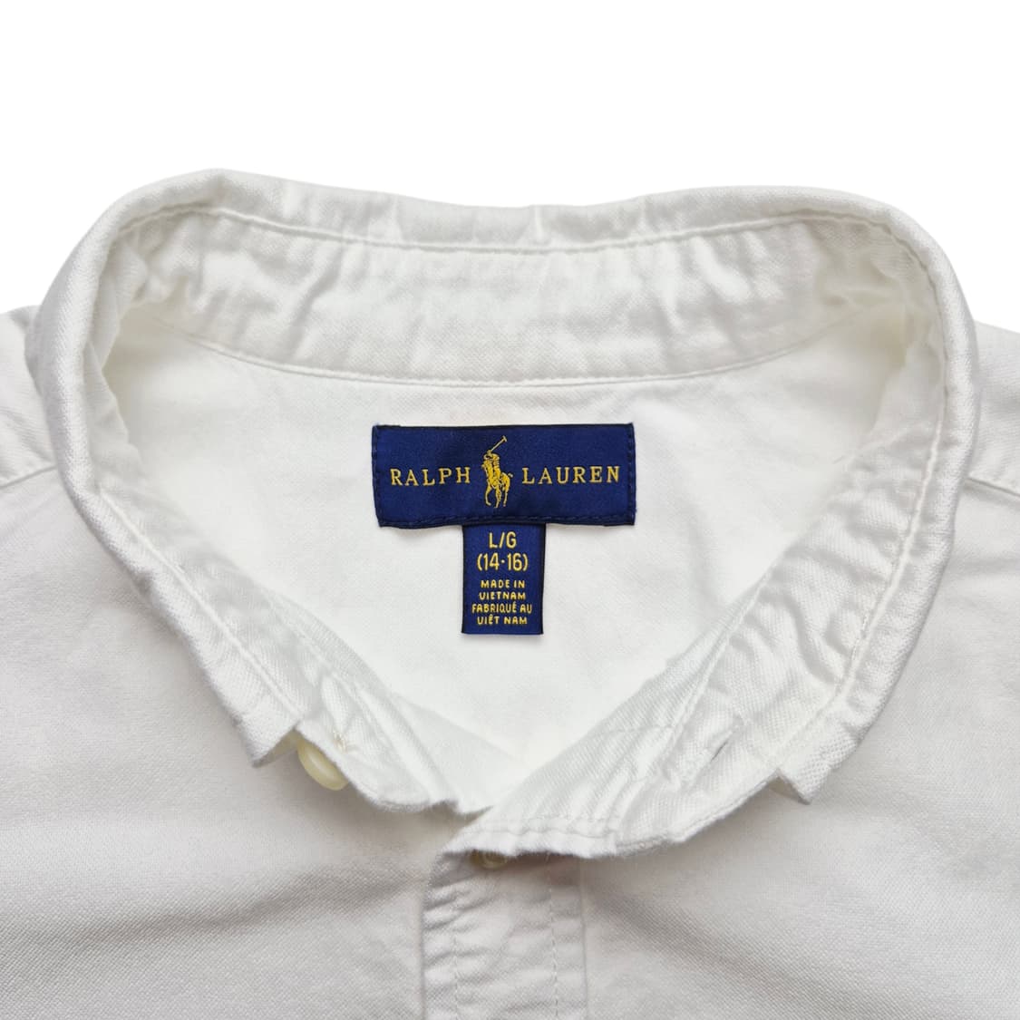 [L(14-16)] 폴로 랄프로렌 옥스포드 셔츠 화이트 상품이미지6