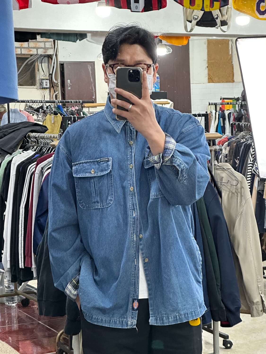 디키즈 데님셔츠 L 상품이미지6