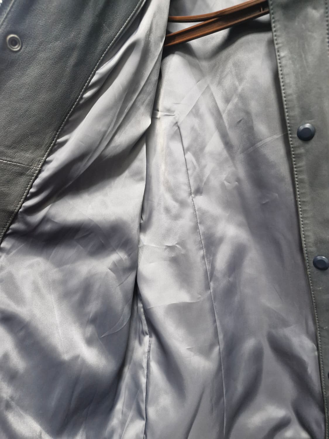 105XL 셀럽샵 에디션 양가죽 자켓 그레이. 상품이미지9