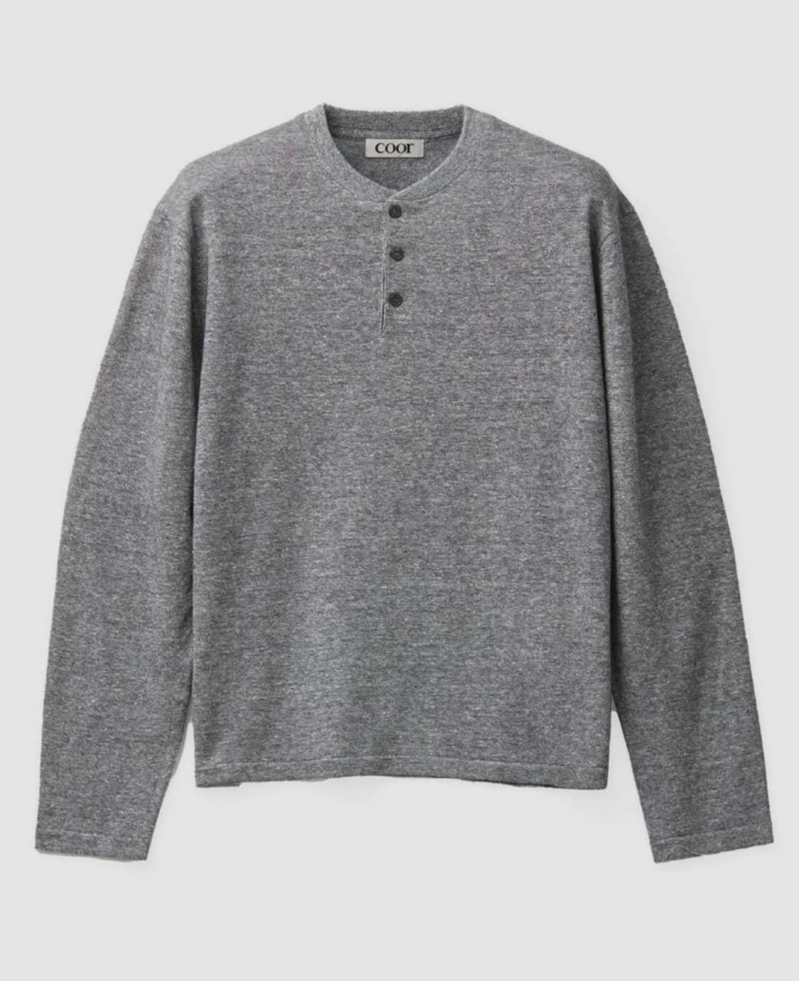 쿠어 헨리넥 롱슬리브 상품이미지1