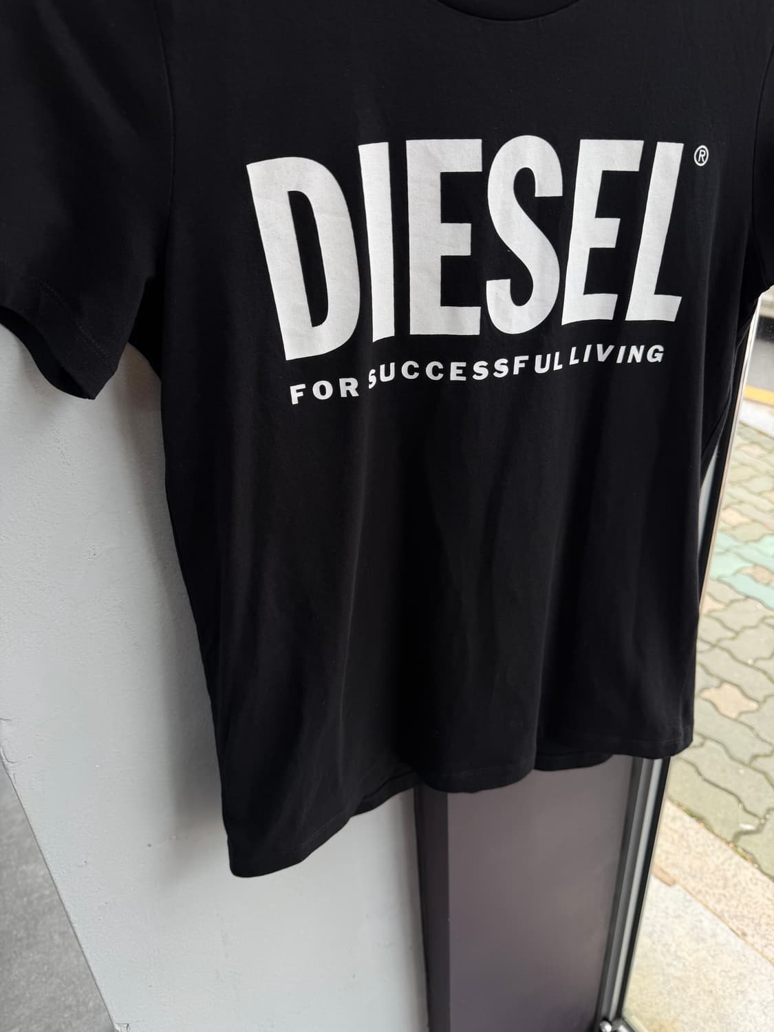 S/ 디젤 로고 프린팅 라운드 반팔 상품이미지5