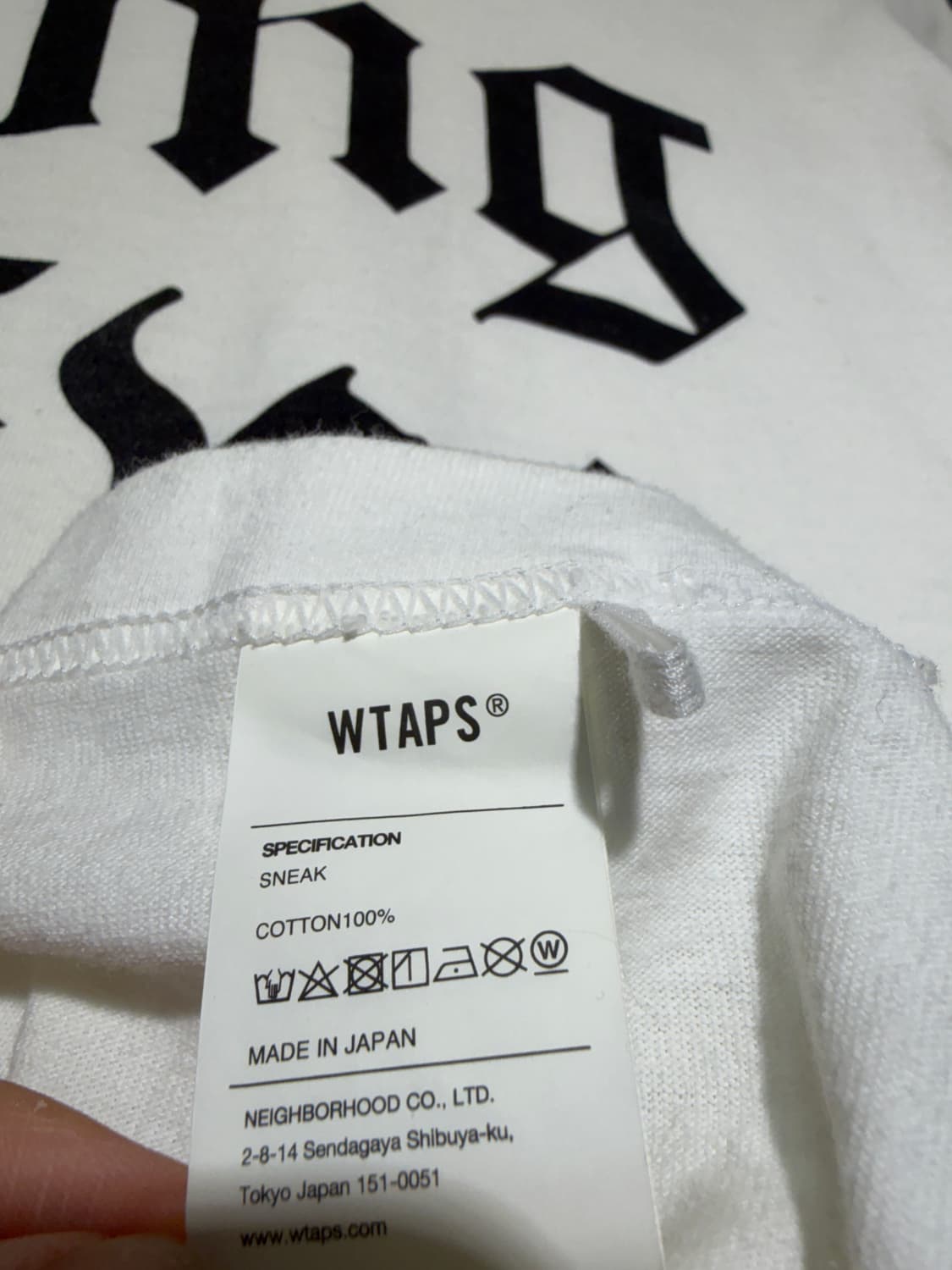 WTAPS 더블탭스 LLW 반팔 티셔츠 상품이미지6