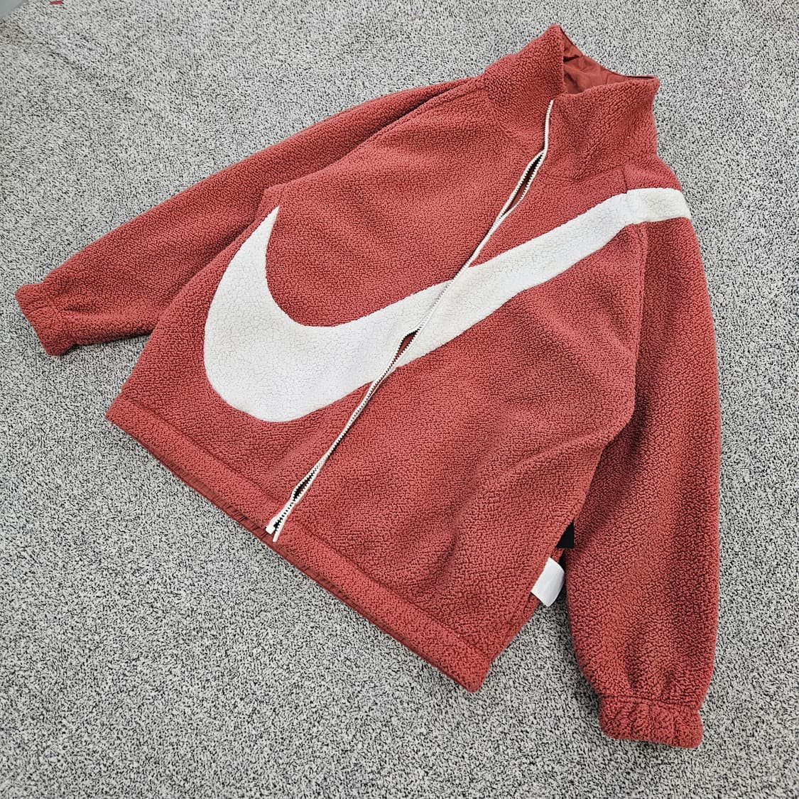 [S(80)] 나이키 여성 뽀글이 리버시블 자켓(지퍼고장) 0102YH1 상품이미지1