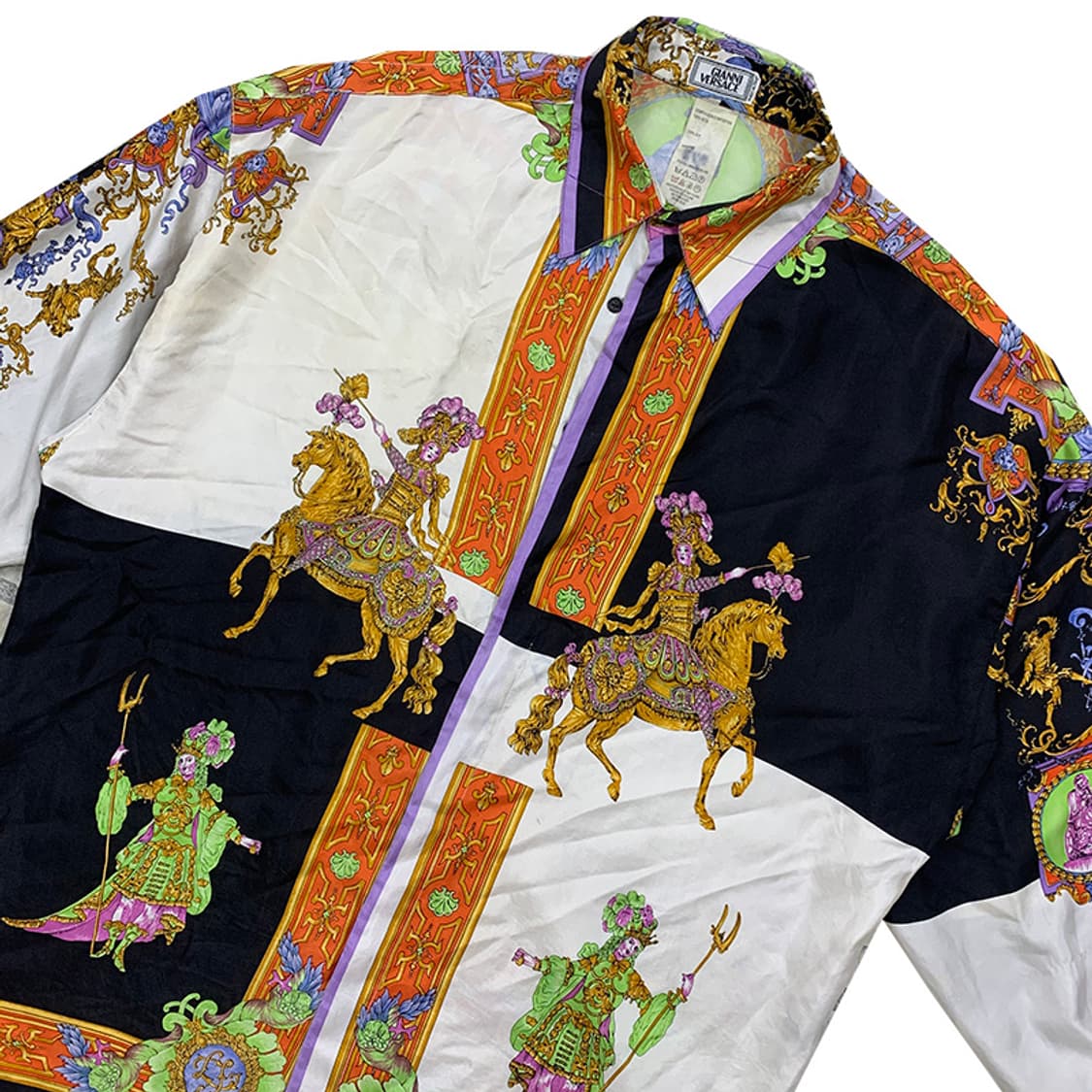 [50]베르사체 실크 패턴셔츠 상품이미지4