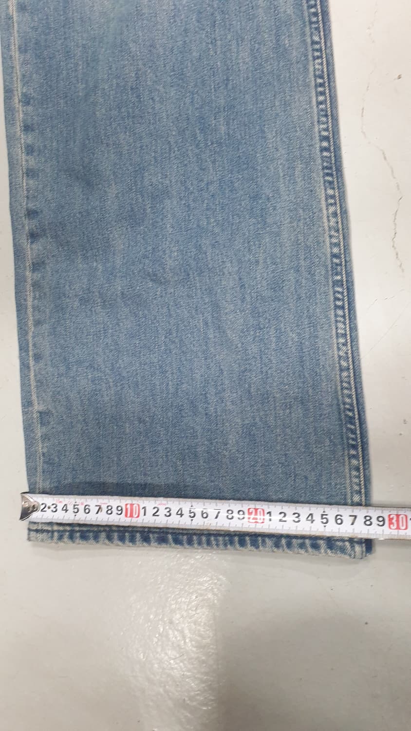 벨리에 중청 와이드 데님 팬츠 W32 L32 상품이미지6