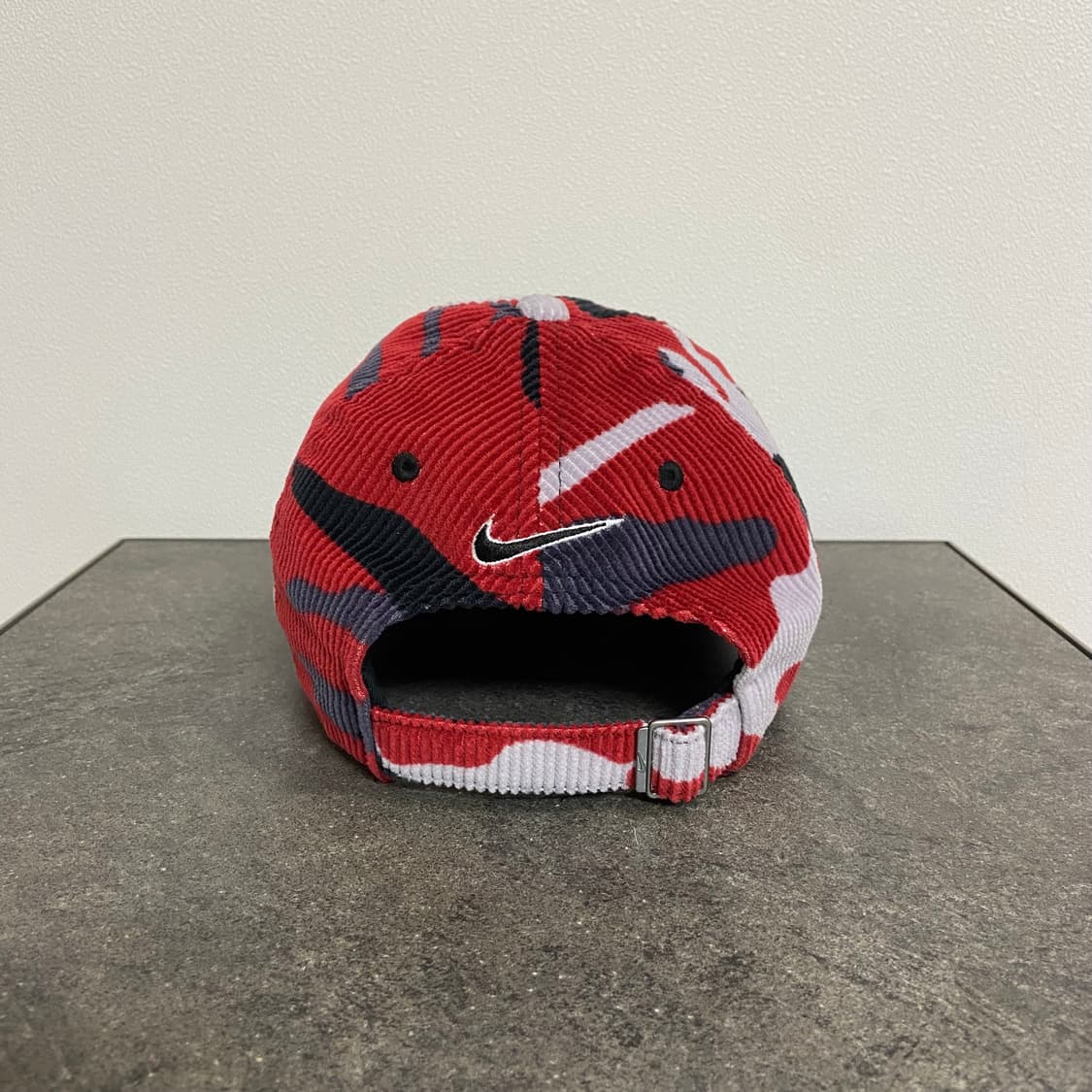 (OS) 슈프림 나이키 6패널 볼캡 모자 아크 로고 카모 레드 상품이미지4