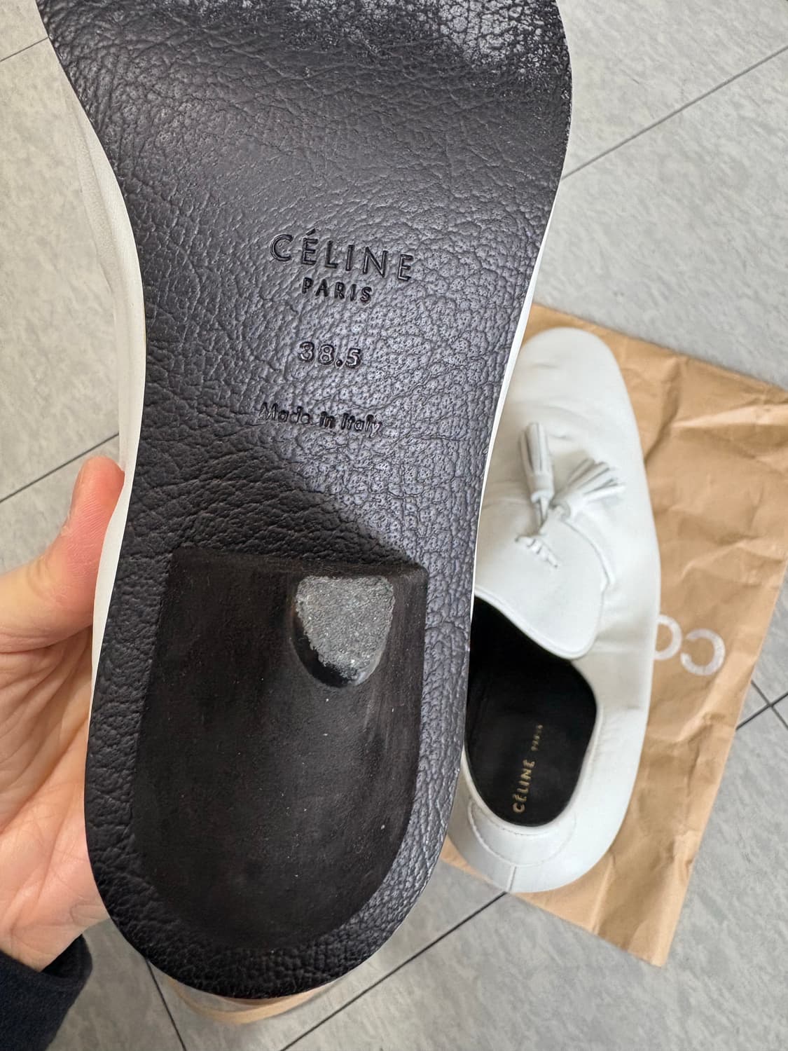 Celine 레더 태슬로퍼 상품이미지5