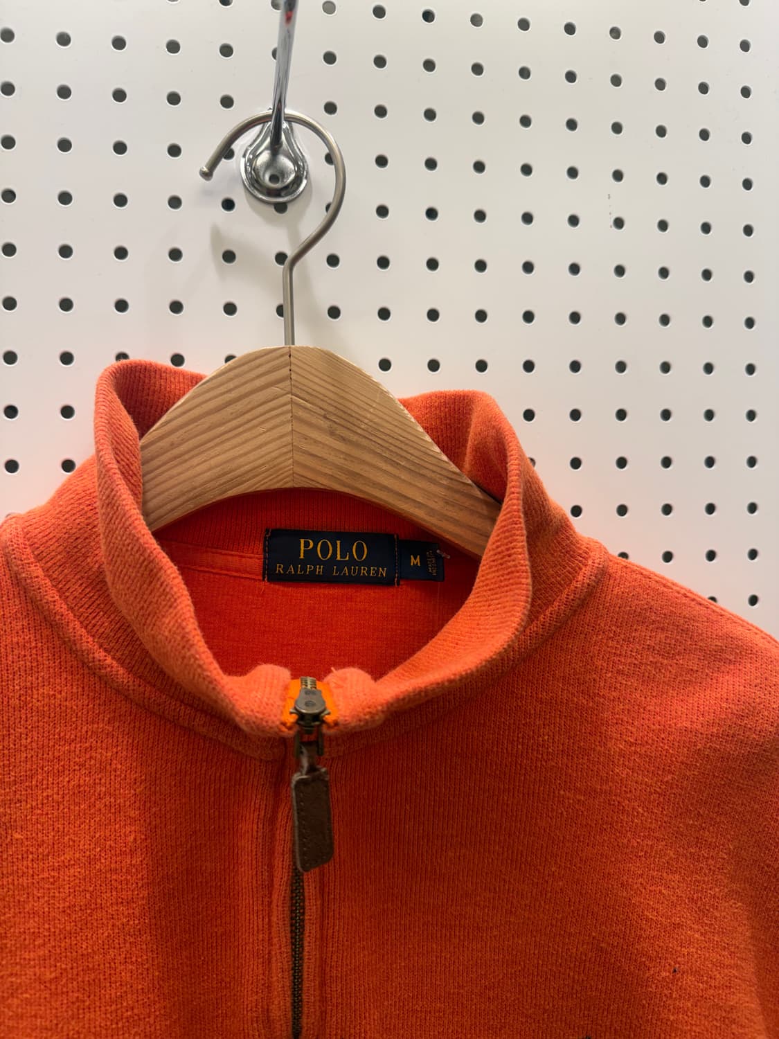 폴로 랄프로렌 하프 집업 니트 오렌지 U215 상품이미지4