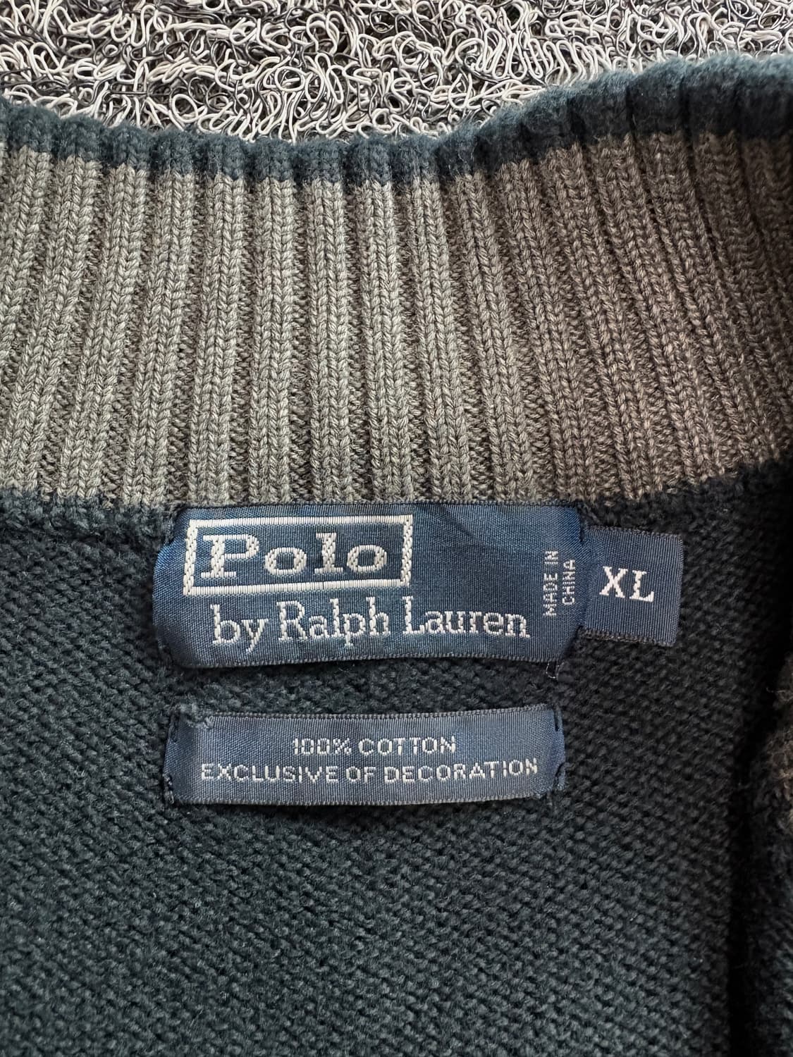 폴로 랄프로렌 포니로고 하프집업 코튼 니트 4189 상품이미지4