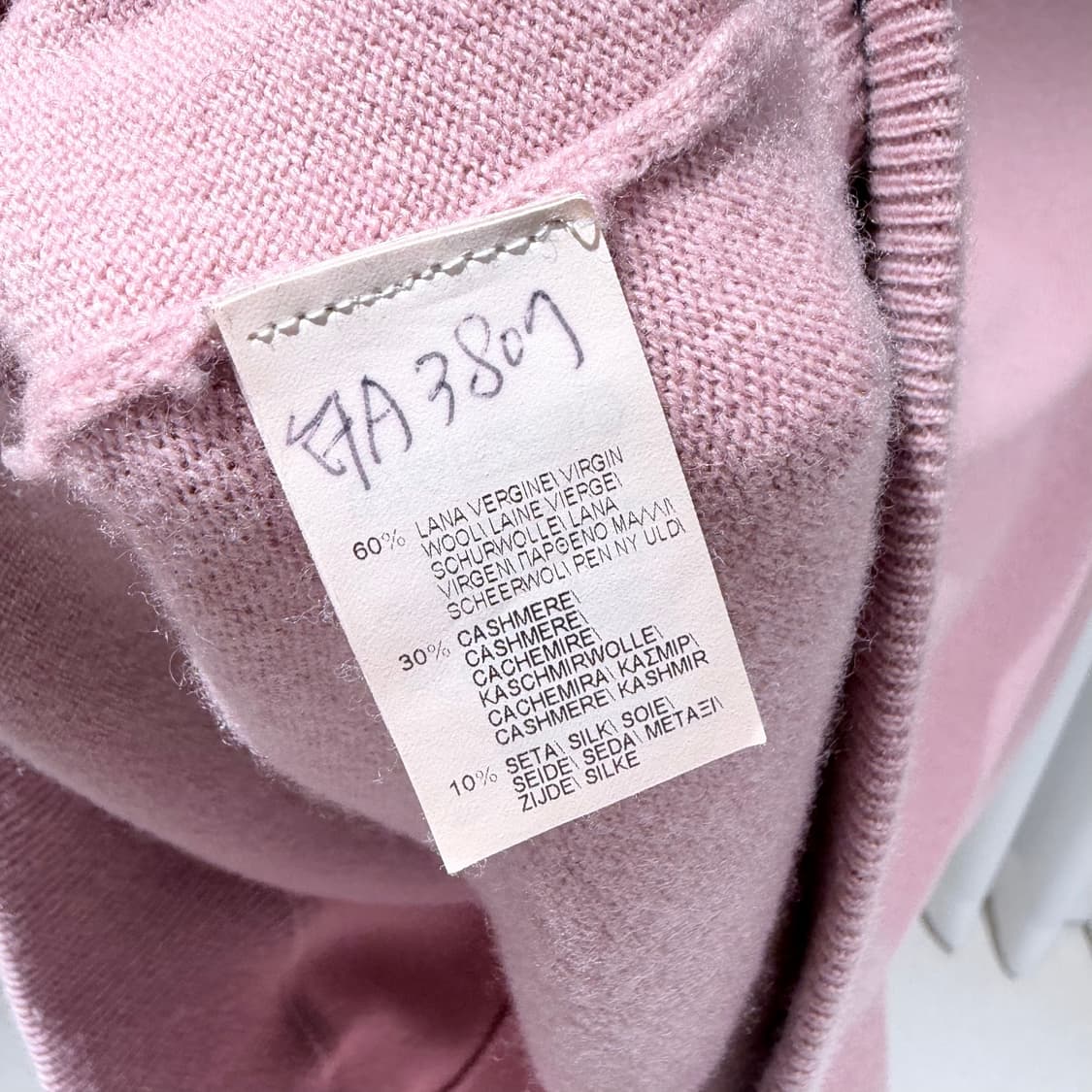 50 / 브루넬로쿠치넬리 캐시미어 핑크 니트 상품이미지6