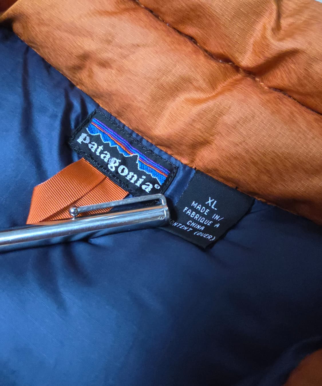 (XL)파타고니아 패커블구스다운 오렌지 상품이미지4