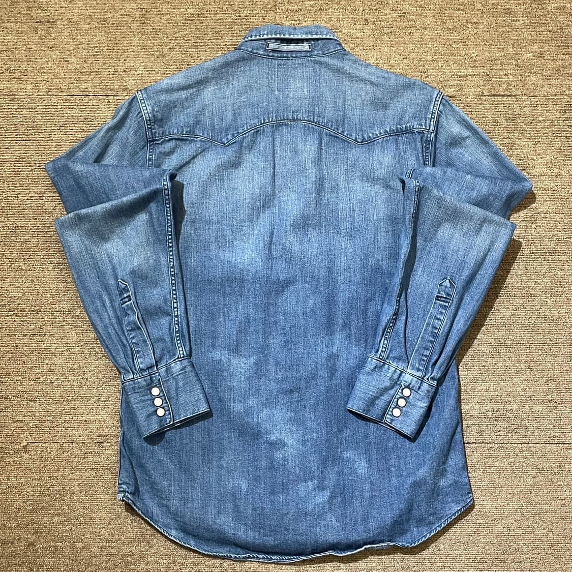 (M) Levi's 리바이스 코튼 데님 셔츠 상품이미지7