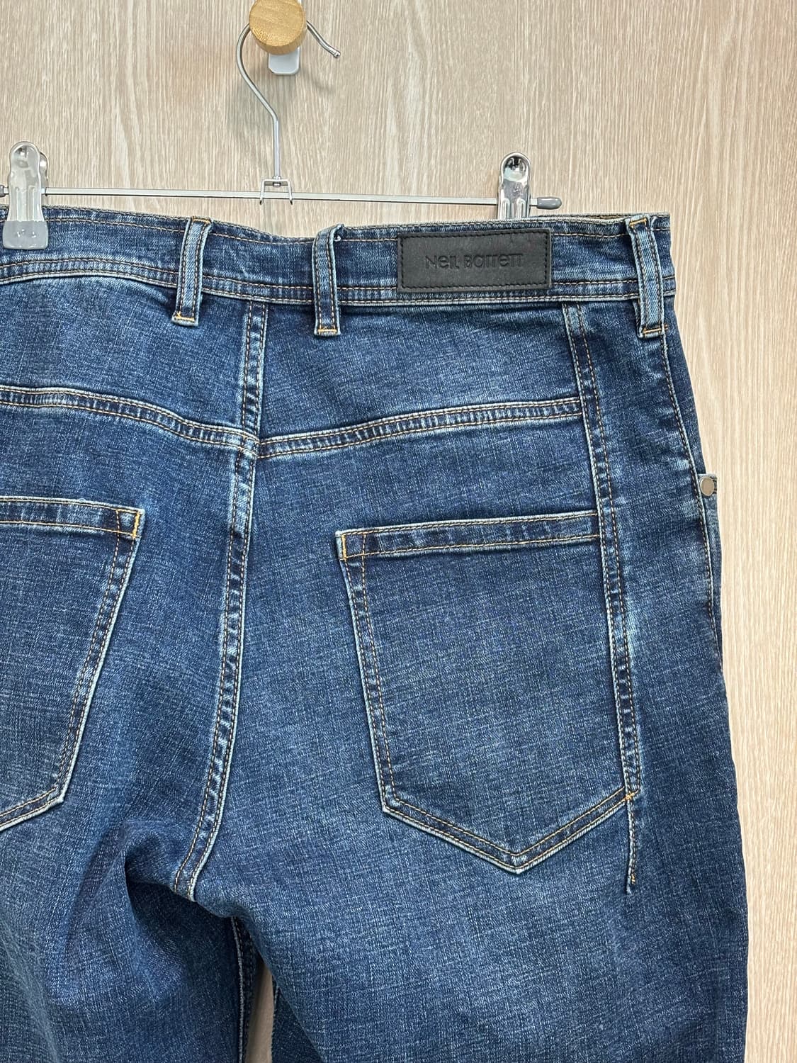 닐바렛 6포켓 인디고 데님팬츠48/32“/중청 상품이미지1