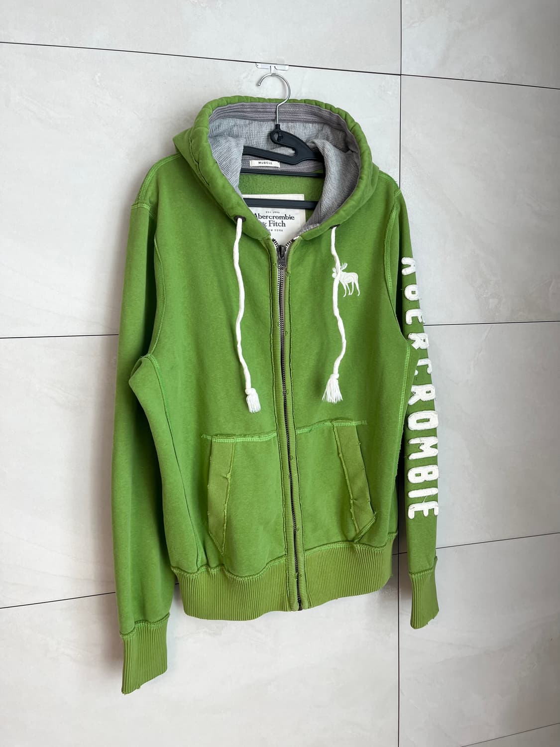 대장 아베크롬비 화이트 순록 말차 후드집업 [S] 상품이미지3