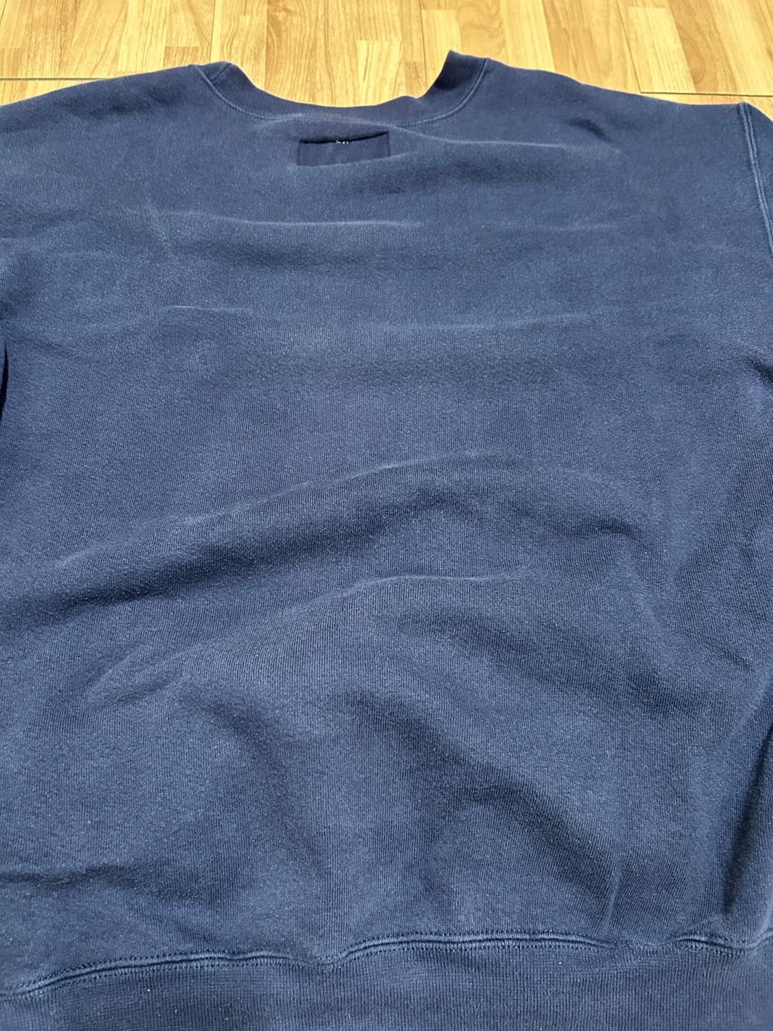 90s 엘엘빈 X 러셀애슬레틱 네이비 스웻셔츠 MADE IN USA 상품이미지7
