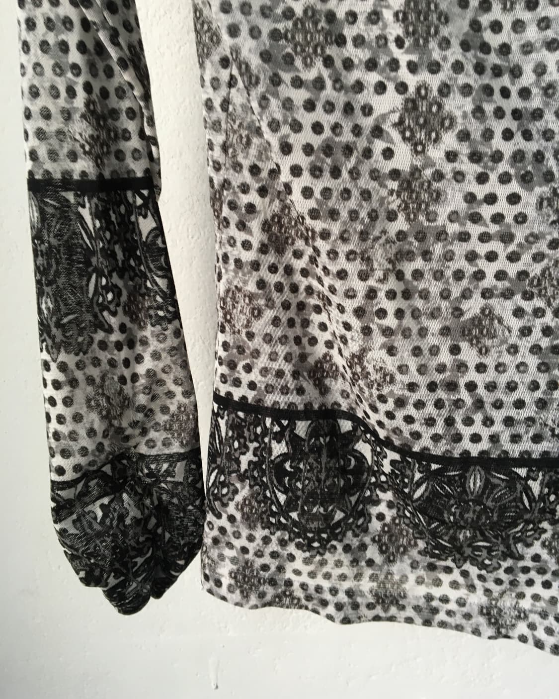 Pattern shirring shirt 상품이미지3