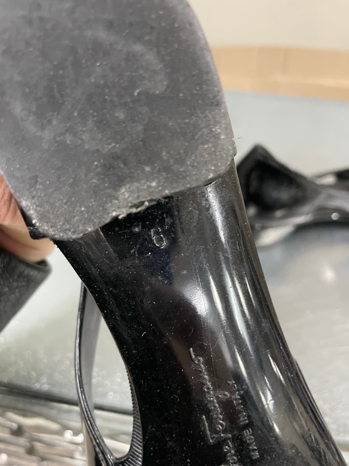 페라가모 바라 보우 젤리 플랫슈즈 UK6 (gr-3997) 상품이미지7