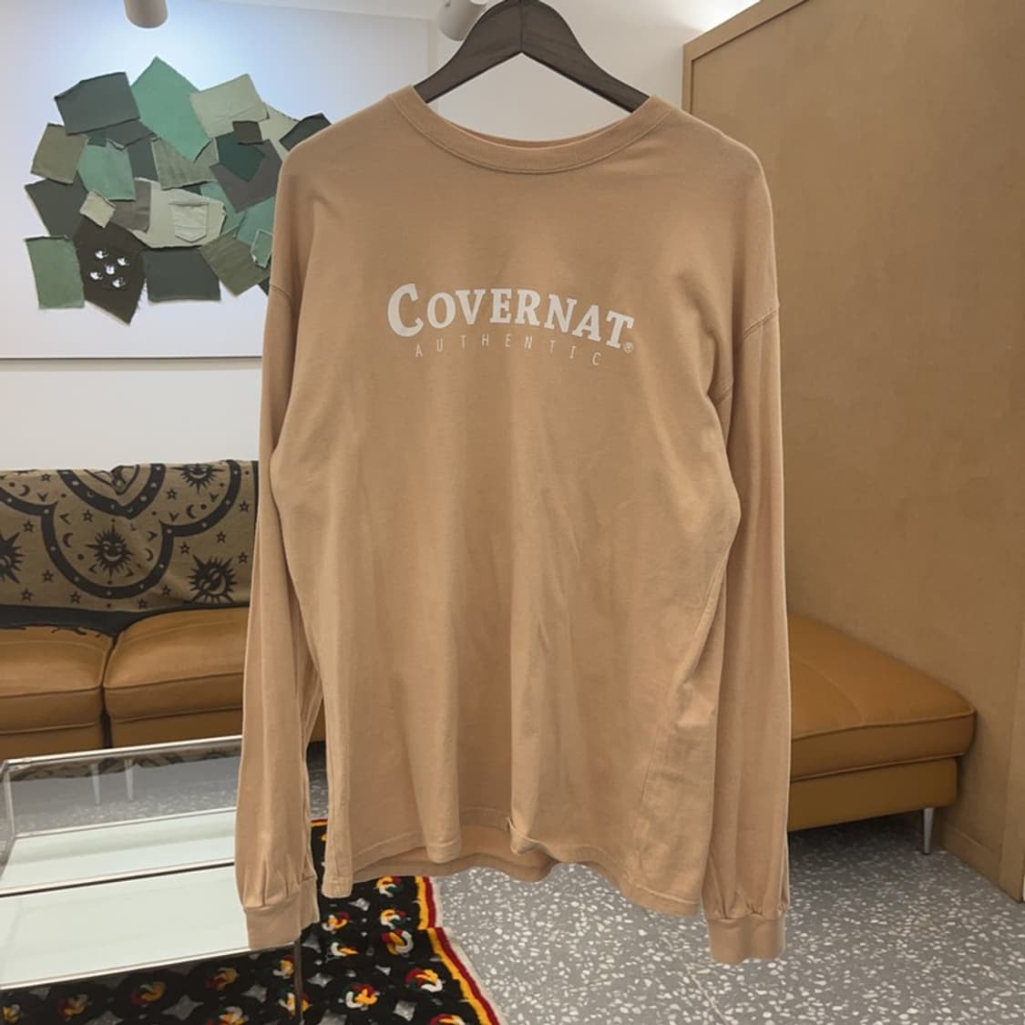 커버낫 캐주얼 빈티지 프린팅로고 롱슬리브 L C08045 상품이미지3
