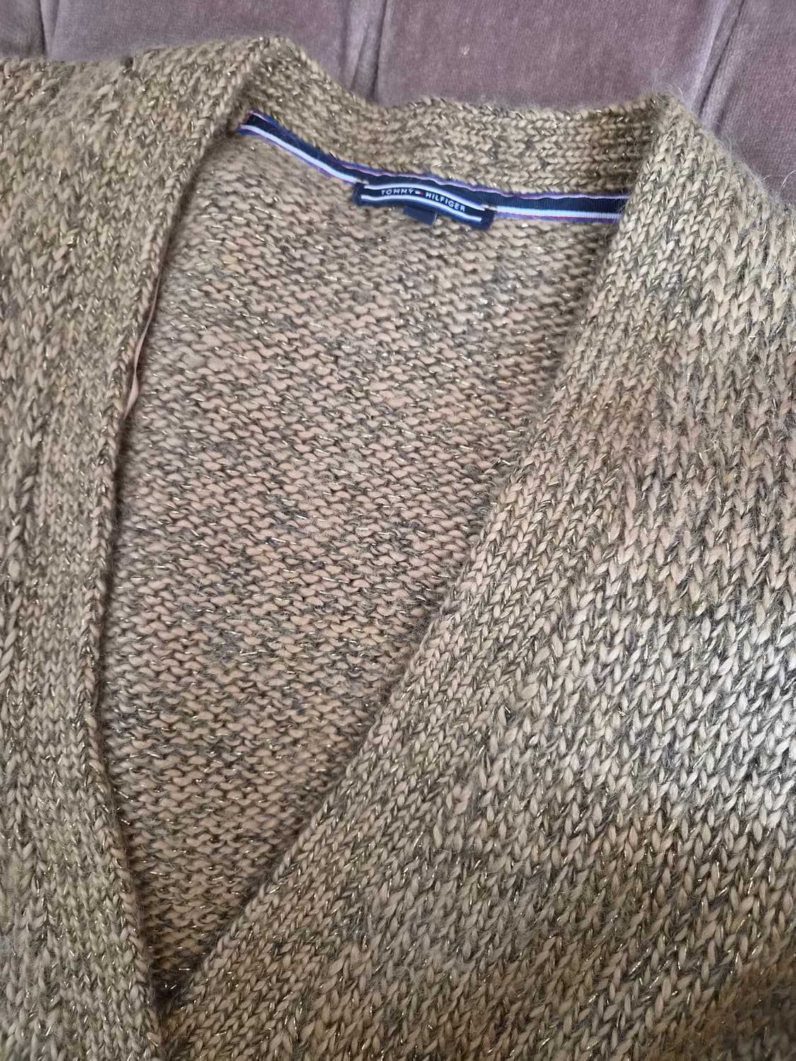 타미힐피거 여성 울혼방니트가디건 S사이즈 상품이미지7