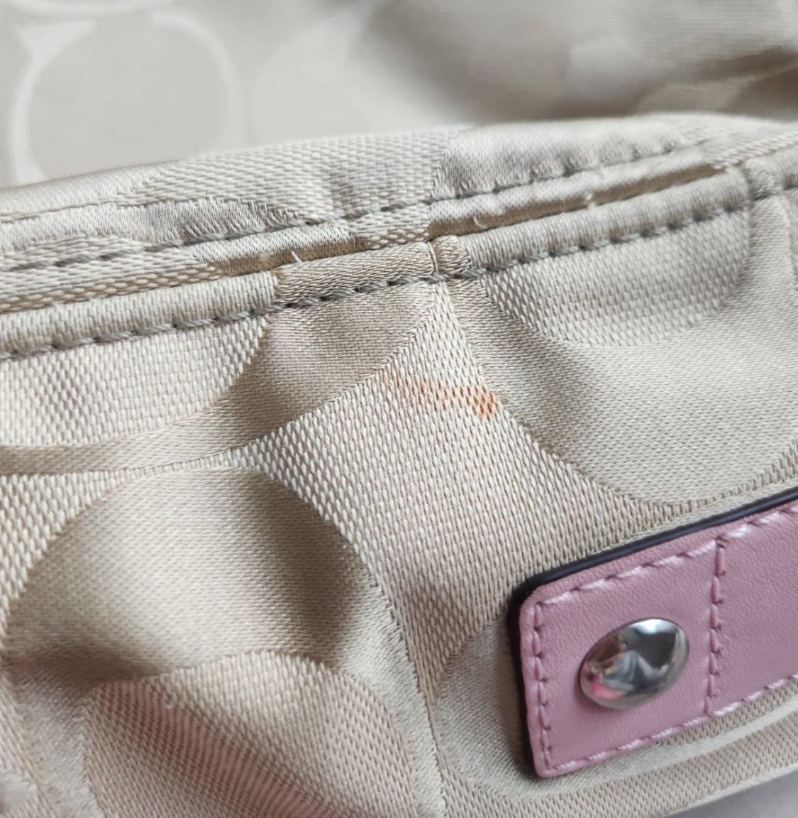 Coach y2k 핑크 숄더백 상품이미지6