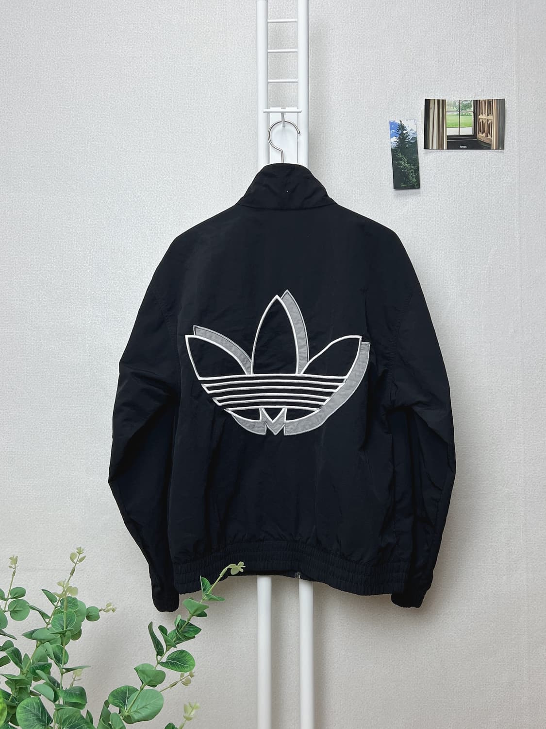 아디다스 로고 바람막이 M 상품이미지4